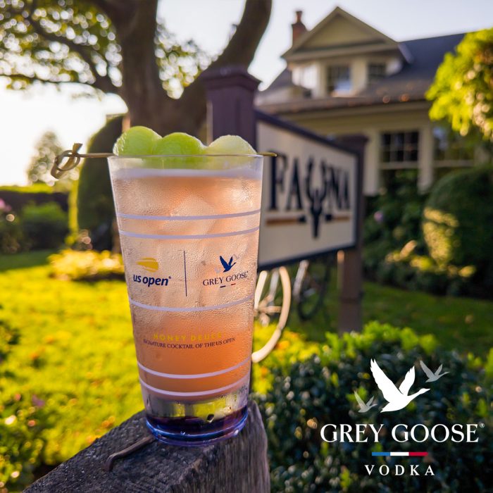 Fauna Honey Deuce cocktail with Grey Goose Vodka for the US Open